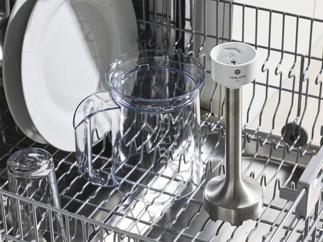 Kenwood HBM40.002WH Stabmixer inkl. Schneebesen & Messbecher, Turbofunktion, SureGrip Technologie, 8