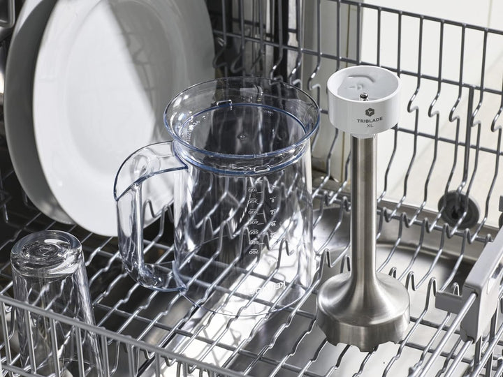 Kenwood HBM40.002WH Stabmixer inkl. Schneebesen & Messbecher, Turbofunktion, SureGrip Technologie, 8