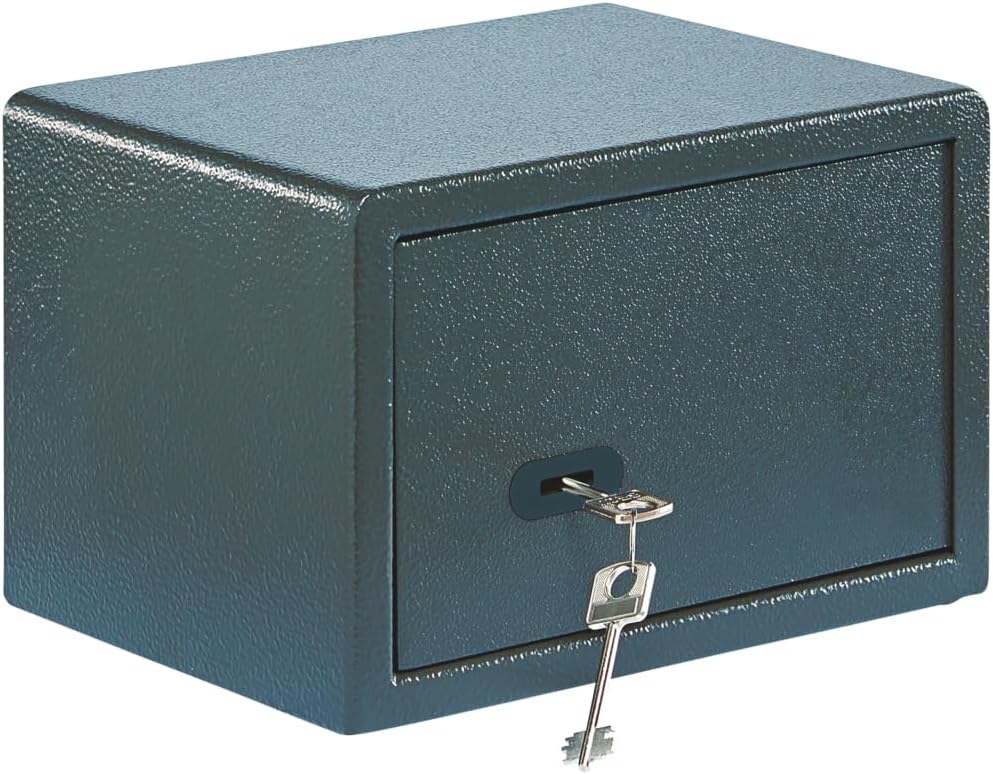 Burg-WÄCHTER Möbeltresor mit Schlüssel, Inkl. Fachboden, Zur Wand- und Bodenbefestigung, 6,7 l, 7 kg
