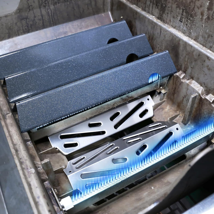 Denmay Flavorizer Bars 66032 und Wärmeabweiser 66040 für Weber Genesis II E-310, II E-330, II E-335,