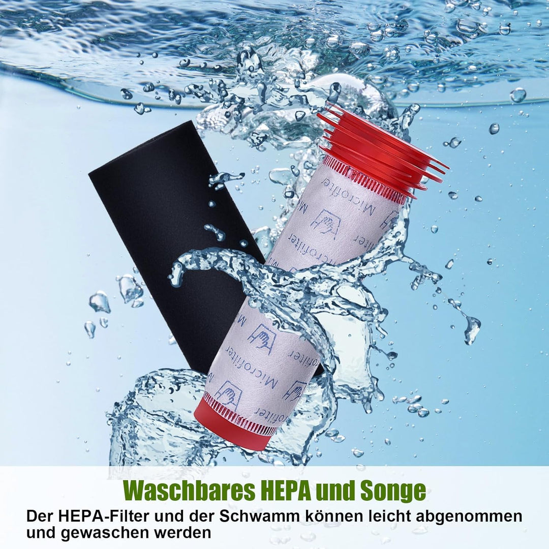 4 Set Ersatzfilter für Bosch Athlete 25.2V BCH6ZOOO Zoo'o ProAnimal Staubsauger, Stabfilter und Scha