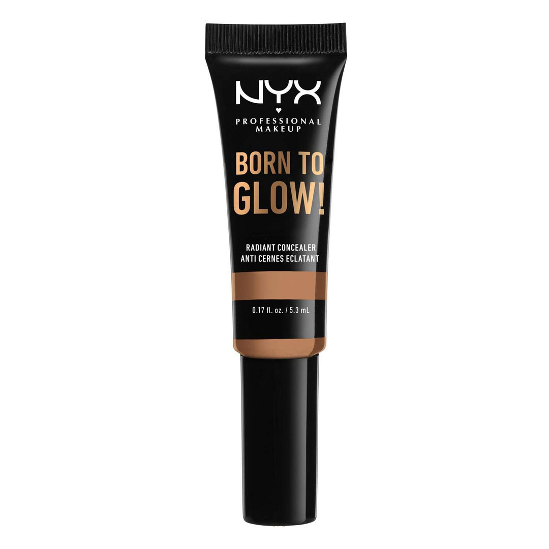 NYX Professional Makeup Born to Glow Radiant Concealer, Schillerndes Finish, Reduktion von Augenring