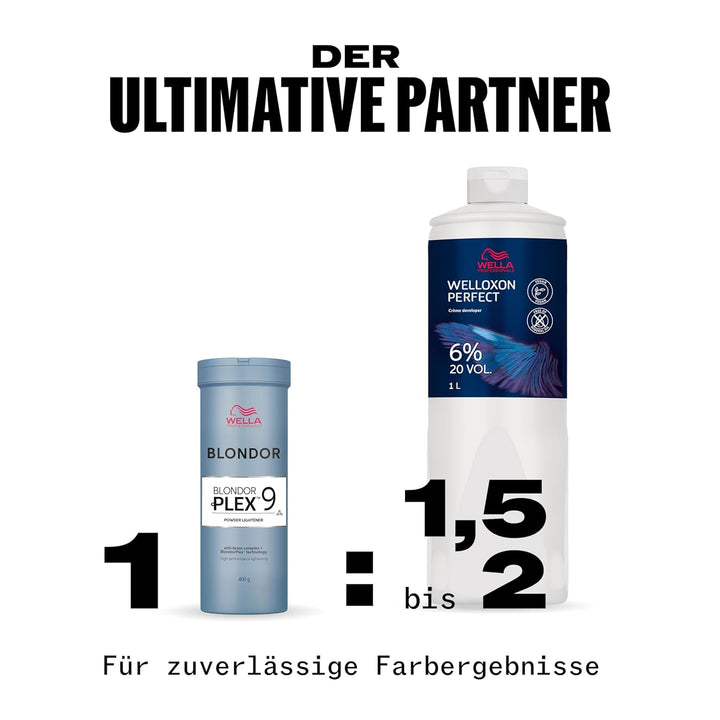 Wella Professionals BlondorPlex – Professionelles, staubfreies Blondierungspulver mit Bond-Builder-T