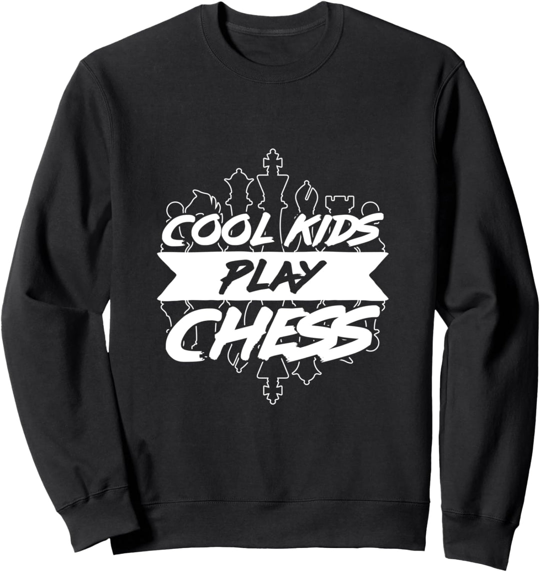Coole Kinder spielen Schach-Club-Spieler-Geschenk Sweatshirt