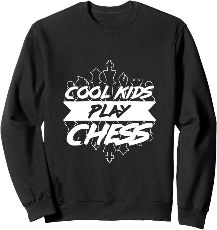 Coole Kinder spielen Schach-Club-Spieler-Geschenk Sweatshirt
