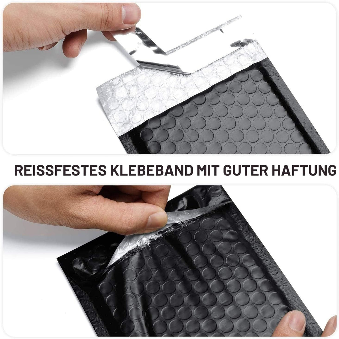 Switory 50pcs 10.2x17.7cm Versandtaschen, Gepolsterte Umschläge Bubble Lined Poly Mailer Selbstversi