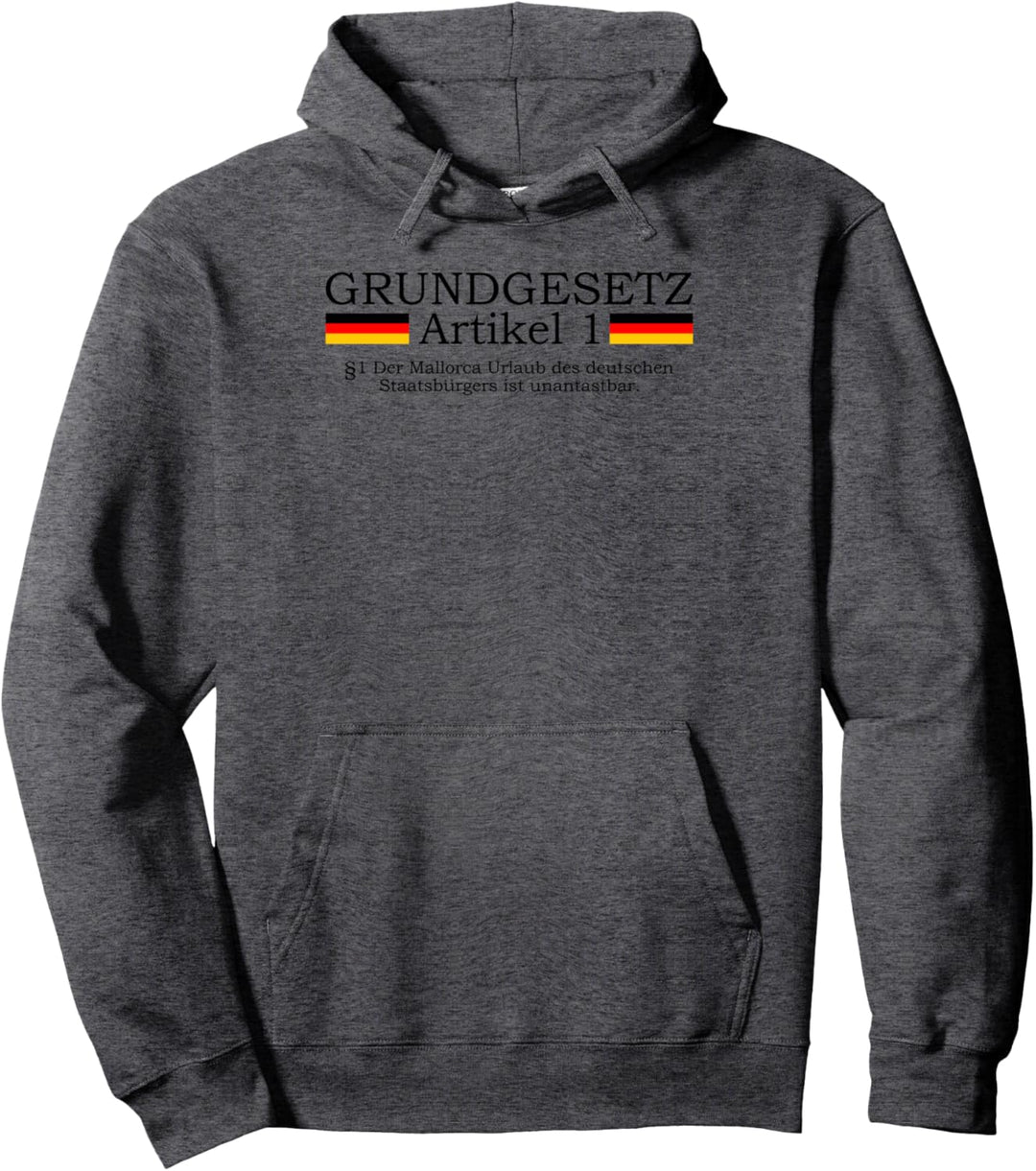 Malle Mallorca Party Partyurlaub Crew Team Grundgesetz Pullover Hoodie