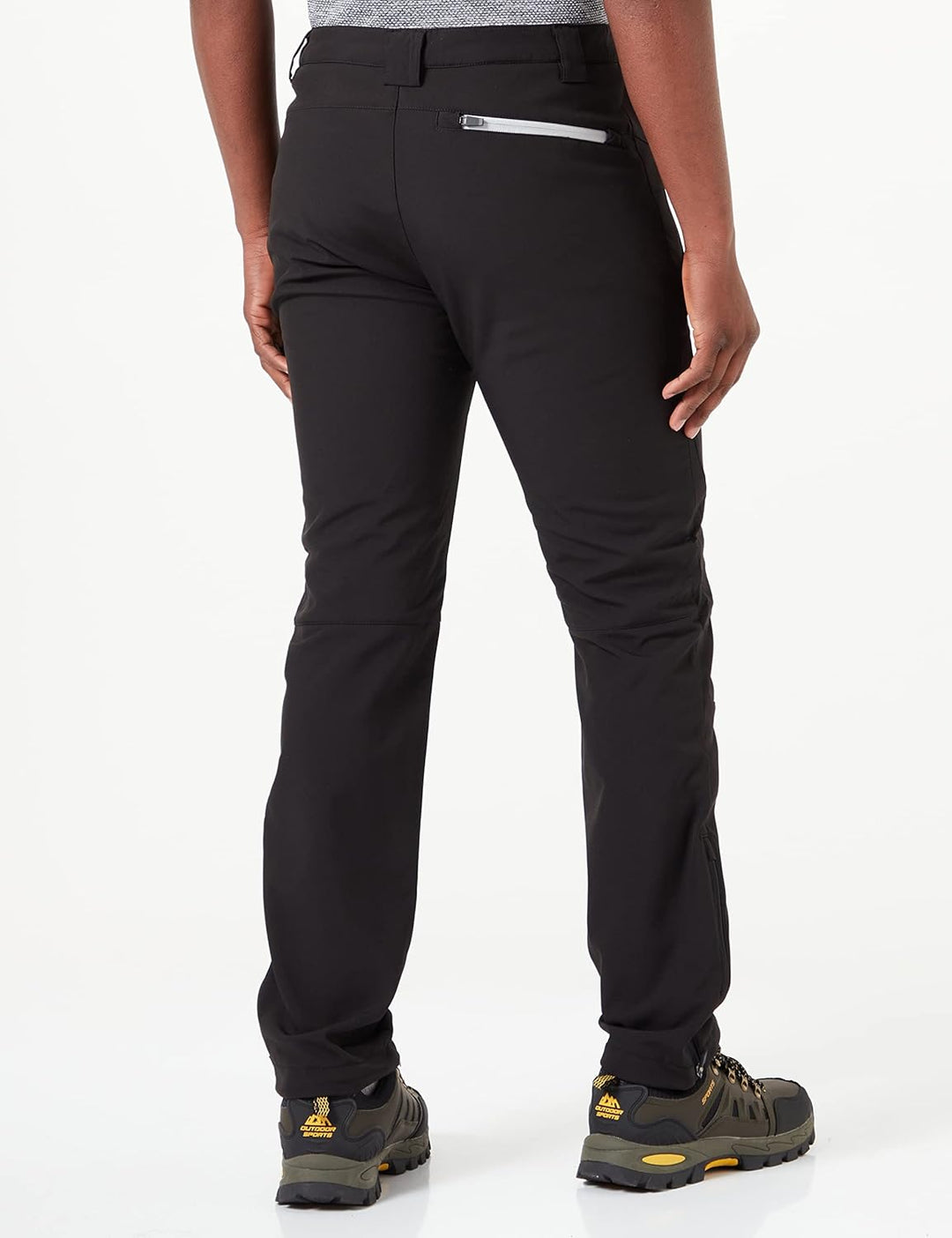 CMP Herren Termisk Softshell-bukser Hose, Schwarz