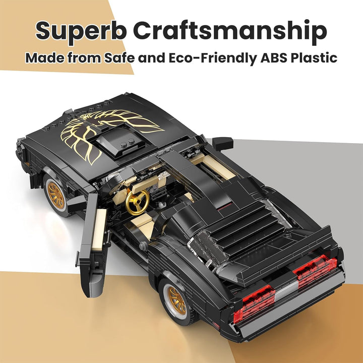 Mould King Auto Bauset, Sportwagen Bauset 1557 Teile, Modellauto für Erwachsene & Kinder ab 14, Spee