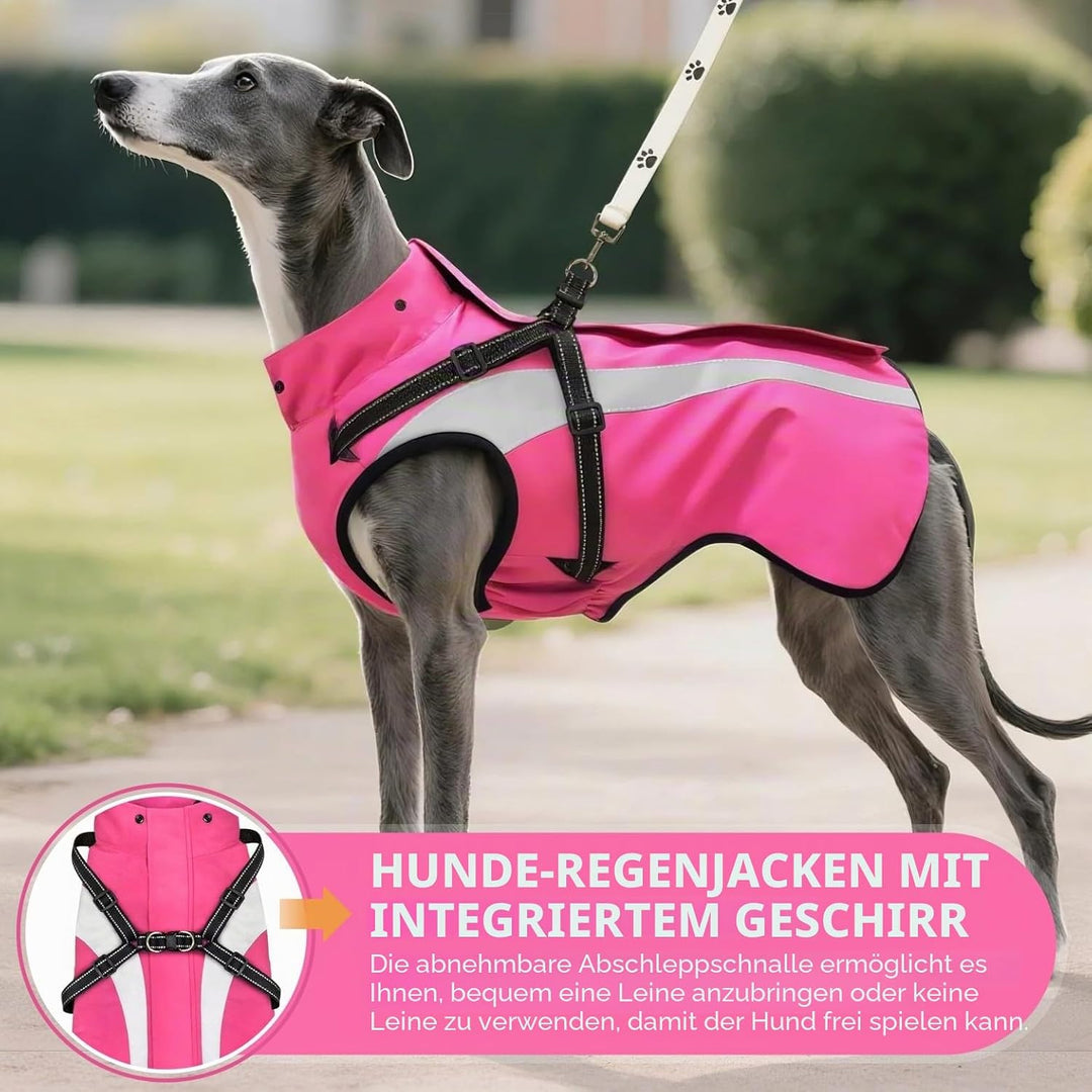 Hund Regenmantel wasserdichte Regenmäntel für Hunde Regenjacken mit Kapuze Haustier Regen Poncho Man