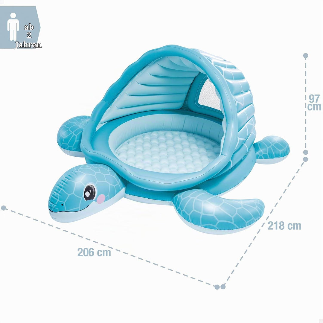 Intex Turtle Cove Playland 48677NP (aufgeblasen, 218 x 206 x 97 cm)