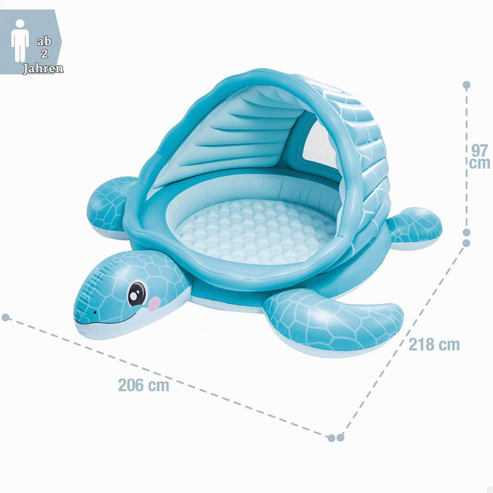 Intex Turtle Cove Playland 48677NP (aufgeblasen, 218 x 206 x 97 cm)