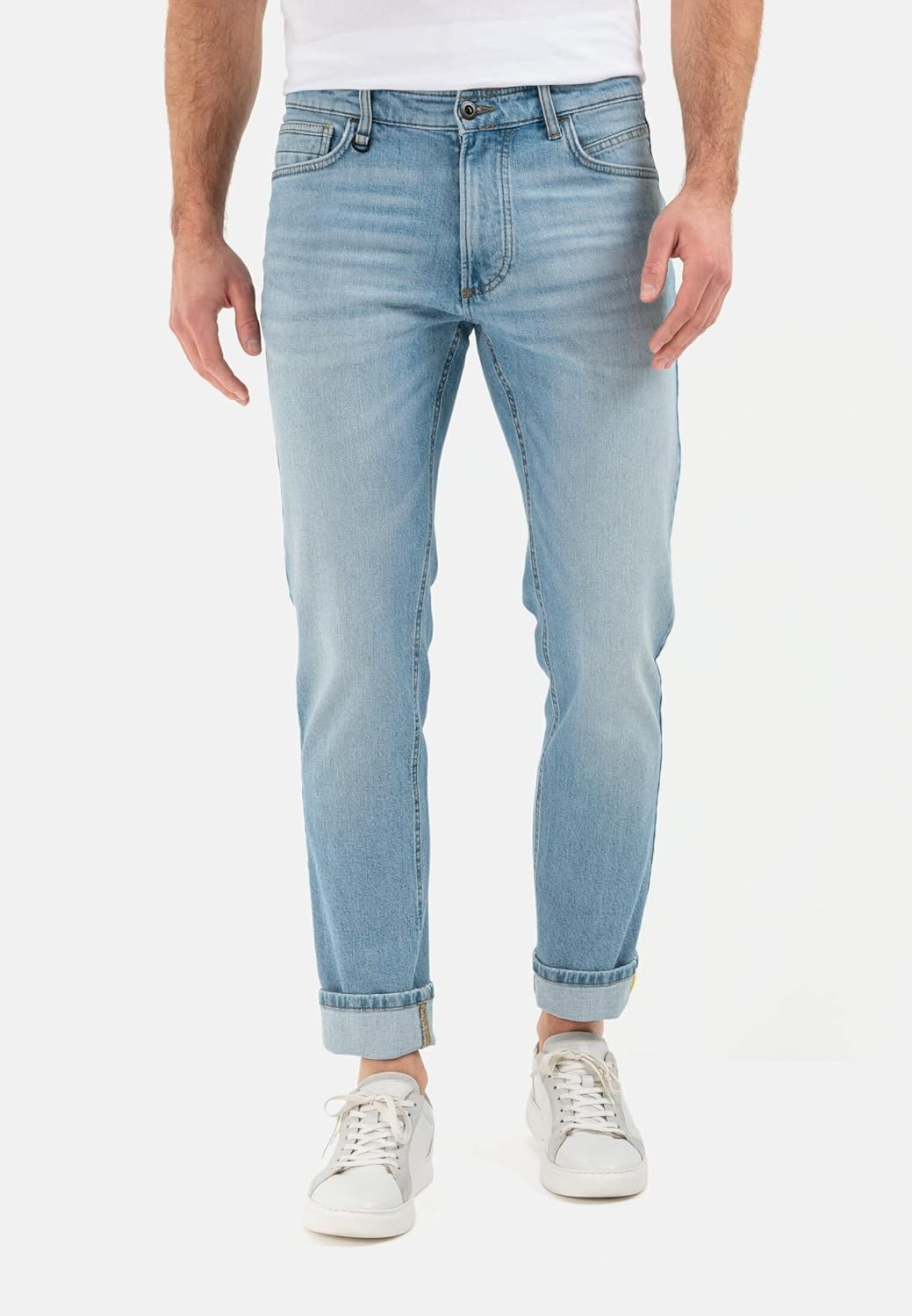 camel active Herren fleXXXactive® Denim in Regular Fit 34W / 30L Hellblau, 34W / 30L Hellblau