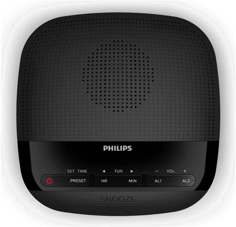 Philips Audio Radiowecker UKW Radio (Doppelter Alarm, Sleep Timer, Kompaktes Design) - TAR3205/12