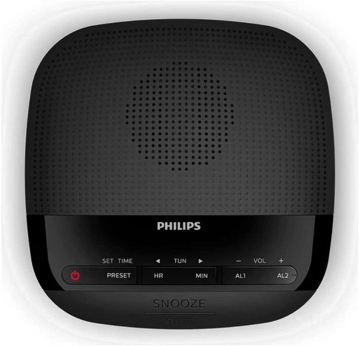 Philips Audio Radiowecker UKW Radio (Doppelter Alarm, Sleep Timer, Kompaktes Design) - TAR3205/12