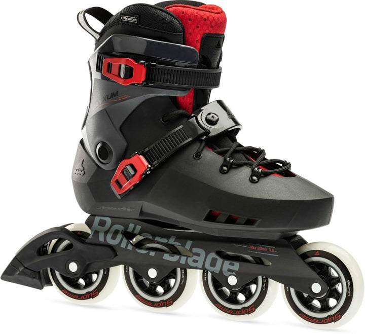Rollerblade Unisex – Erwachsene Maxxum Rollschuhe 40 1/2 Schwarz, 40 1/2 Schwarz