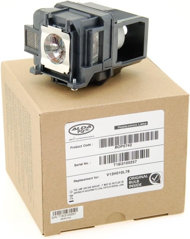Alda PQ Professionell, Beamerlampe kompatibel mit EPSON 99W, EB-955W, EB-965, EB-S03, EB-S18, EB-W18