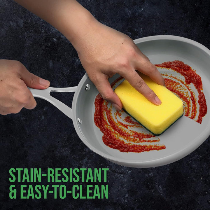 Nutrichef Ausgehöhlte Guss-Griffe – funktioniert mit Modell NCSSX45 20,3 cm kleine Bratpfanne, PFOA/