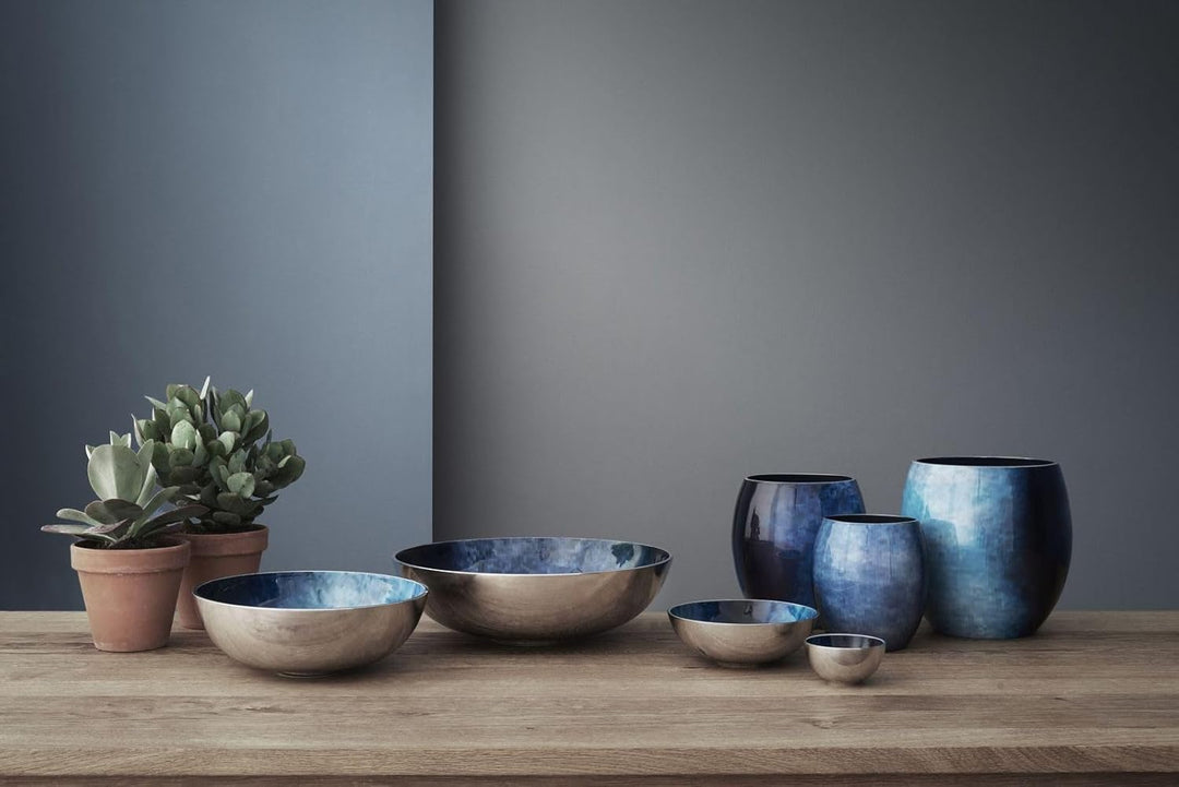 Stelton Stockholm Ø 400, Gross-Horizon Schale, Aluminium mit kalter Emaille, 40.5 x 14.5 x 41 cm, 40