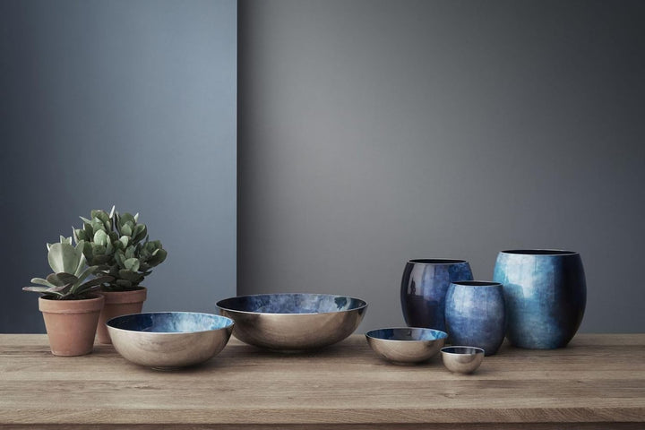 Stelton Stockholm Ø 400, Gross-Horizon Schale, Aluminium mit kalter Emaille, 40.5 x 14.5 x 41 cm, 40