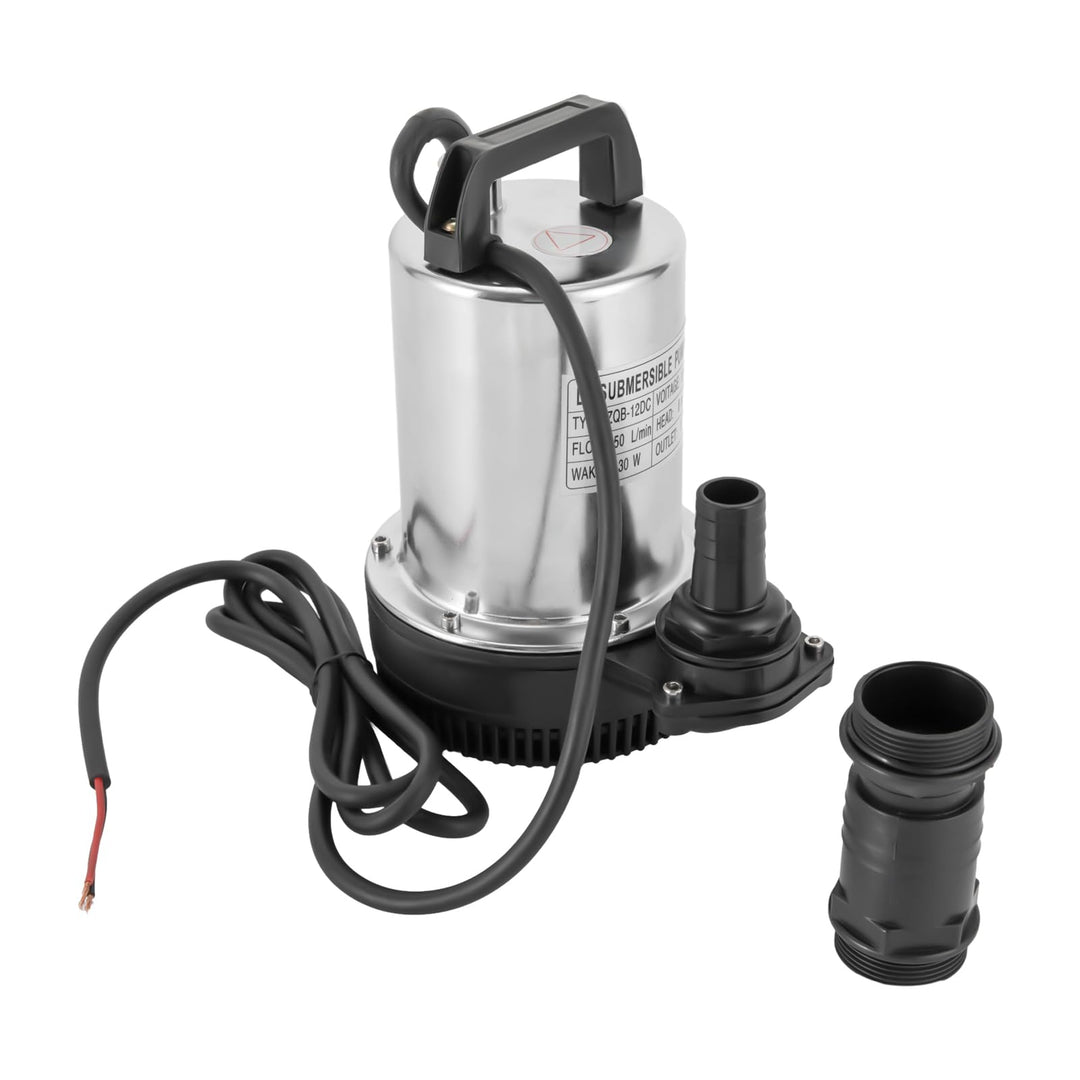 DC 12V Tauchpumpe Wasserpumpe, 50L/min Tauchwasserpumpe Teichpumpe Umwälzpumpe Keramik Pumpenkern St