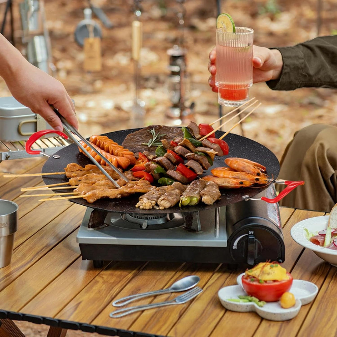 Herd Top Grill, Camping Herd Grill BBQ Pan, Antihaft BBQ Grillplatte | Koreanischer Grill, Indoor Ko