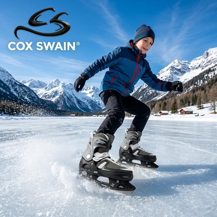 Cox Swain Push 2in1 Inliner &amp; Schlittschuhe - Grössenverstellbare Kombi Skates &amp; Eislaufschuhe für K