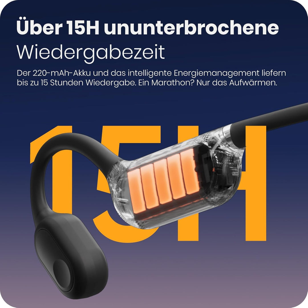 S4 Knochenschall Schwimmen&Tauchen Kopfhörer,IP68 20m TÜV Wasserdicht,Bluetooth 6.0+32GB MP3 Modus,O