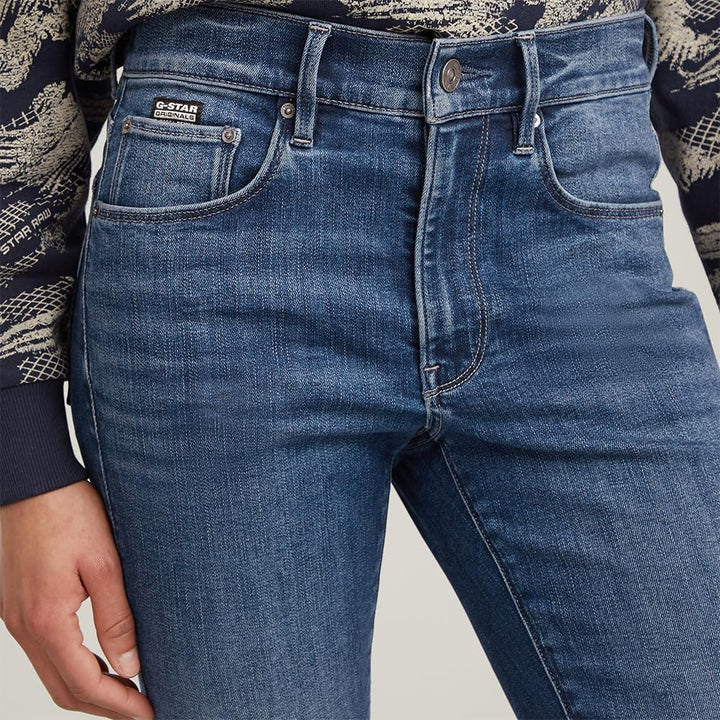 G-STAR RAW Damen Jeans 3301 Skinny Ankle Jeans 23W / 28L Blau (Medium Aged D05175-8968-071), 23W / 2