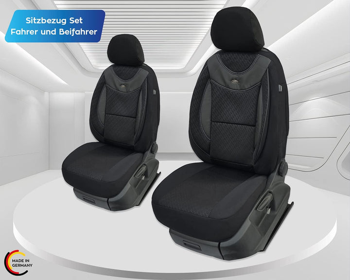 BREMER SITZBEZÜGE Mass Auto Schonbezüge kompatibel mit Hyundai Tucson TL Fahrer & Beifahrer Set ab 2