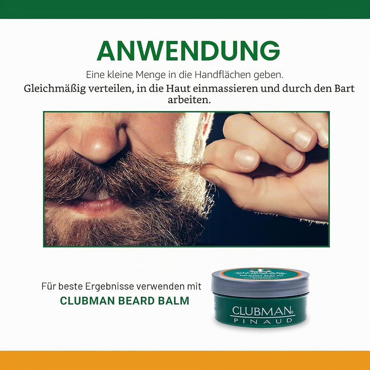 PINAUD CLUBMAN Beard conditioner, 89 ml/3 fl oz