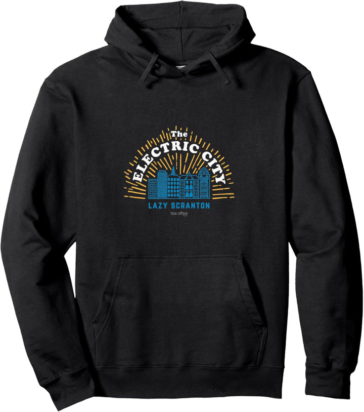 Das Büro Die elektrische Stadt Lustig Pullover Hoodie