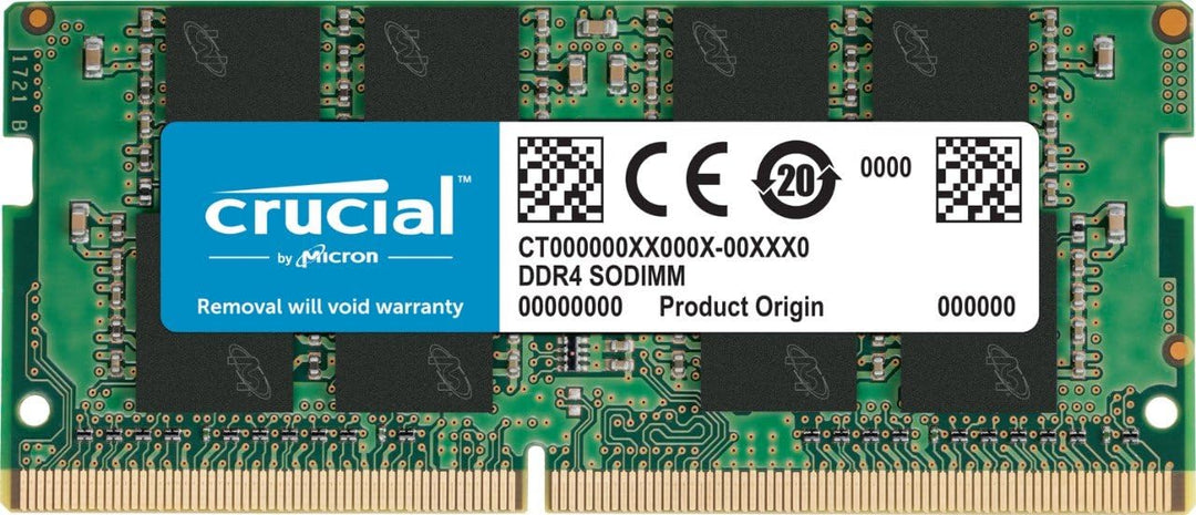 Crucial CT8G4SFS832A 8GB Speicher (DDR4, 3200 MT/s, PC4-25600, CL22, Single Rank x8, SODIMM, 260-Pin