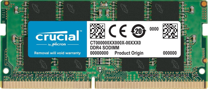Crucial CT8G4SFS832A 8GB Speicher (DDR4, 3200 MT/s, PC4-25600, CL22, Single Rank x8, SODIMM, 260-Pin