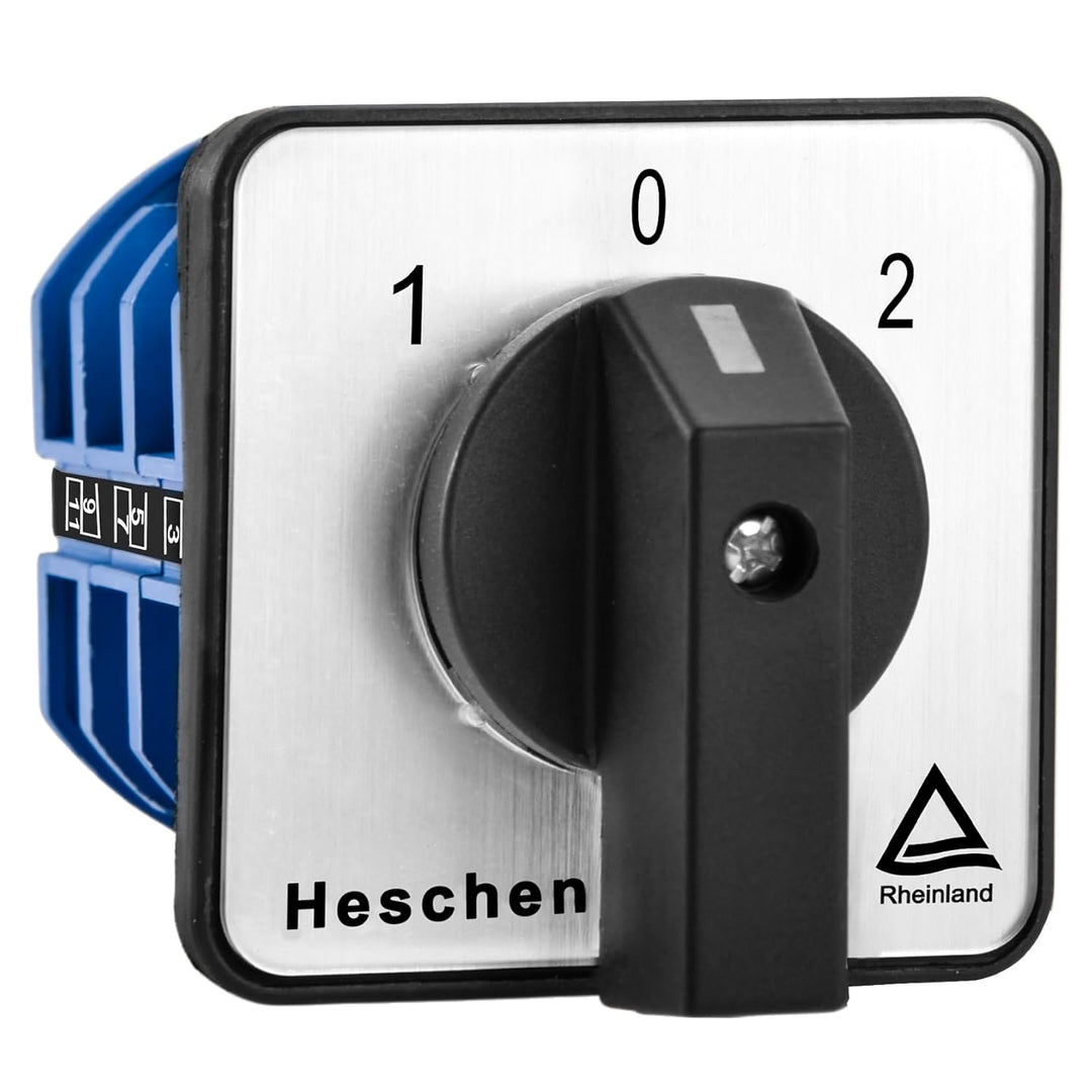 Heschen Universal-Rotationsschalter SZW26-63/D303.3, 660V 63A, Ein-/Aus-Schalter, 3 Phasen, 12 Klemm