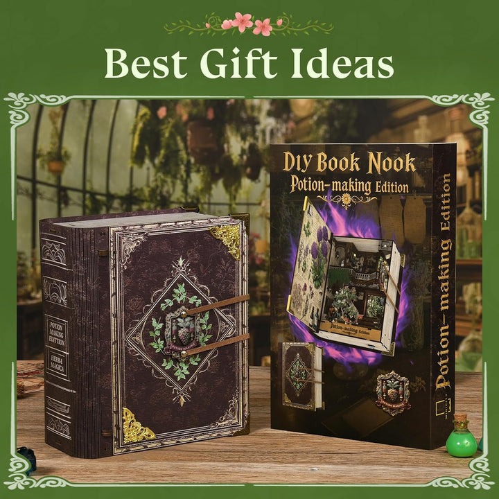 MiniCity DIY Book Nook Kit, Miniatur Puppenhäuser Haus Kit, Bookshelf Decor, Bücherecke, Booknook Hä
