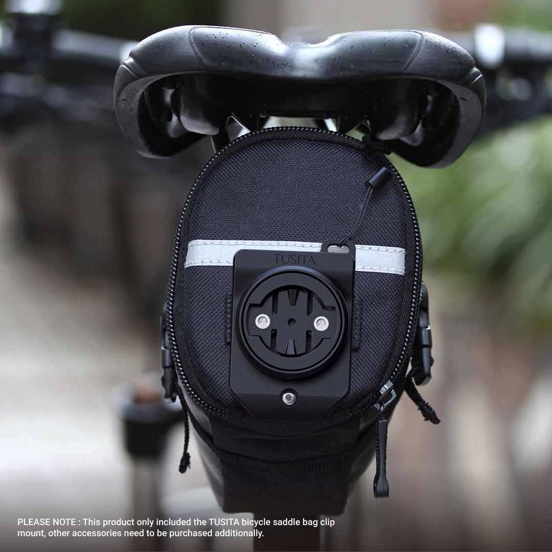 TUSITA Radsport Satteltaschenhalterung (Grosser Schlitz) Kompatibel mit Garmin Varia RTL515, RTL510,