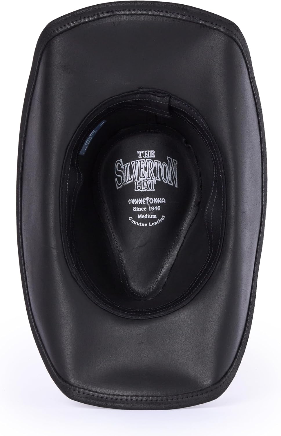 Herren Leder Outback Hut schwarz gro?