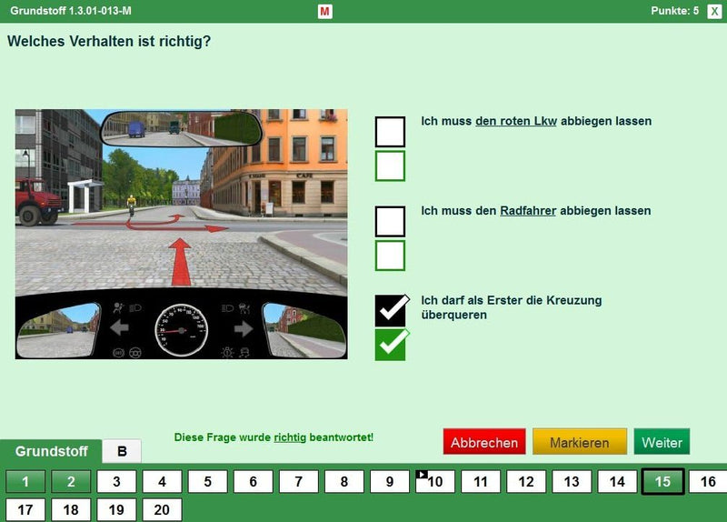 Führerschein Trainer 2025 - Original amtlicher Fragebogen