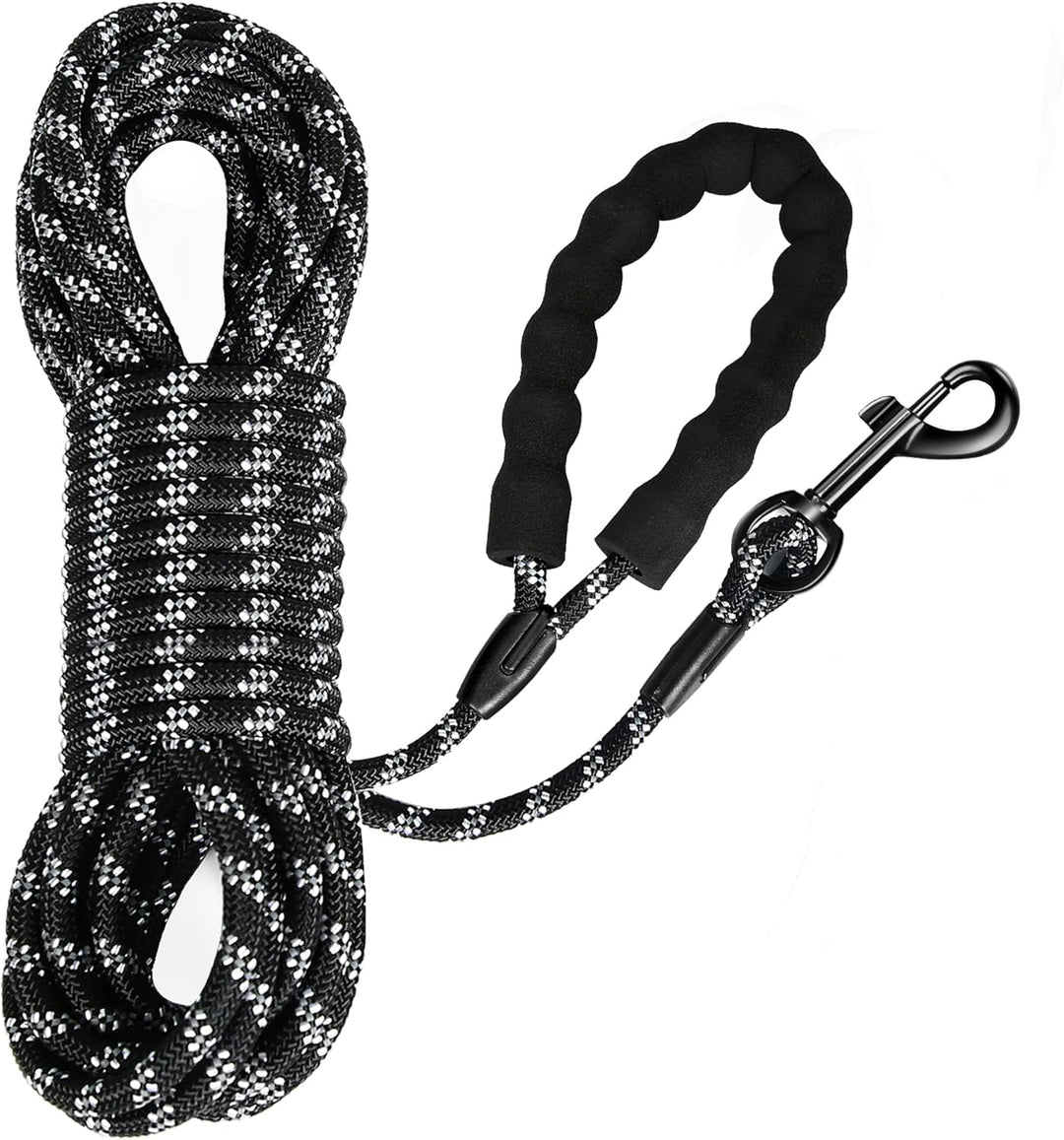 Reflektierend Schleppleine für Hunde, 5m/10m/20m Seil Hundeleine Trainingsleine Langes Ausbildungsle