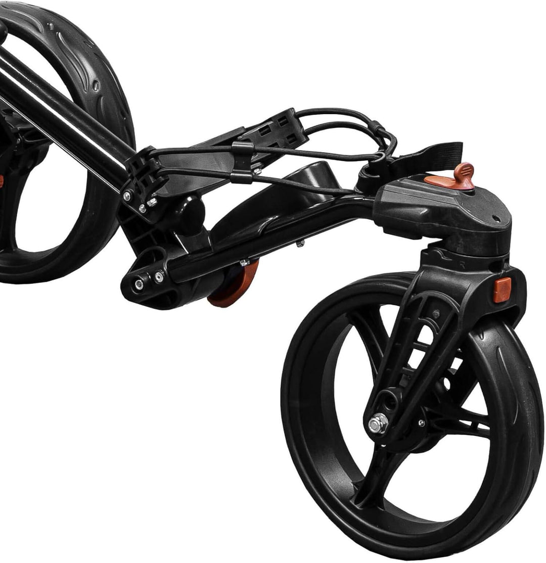 EZE Glide Unisex Compact+ 360 Golftrolley, Anthrazit/Rot, Einheitsgrösse