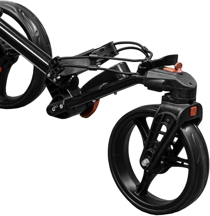 EZE Glide Unisex Compact+ 360 Golftrolley, Anthrazit/Rot, Einheitsgrösse