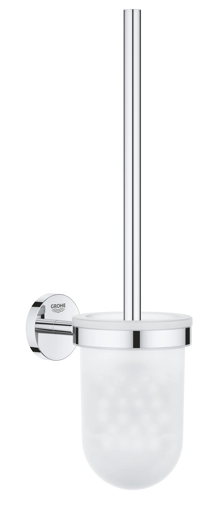 GROHE Start Cosmopolitan - Toilettenbürstengarnitur (Material: Glas/ Metall, Wandmontage, vedeckte B