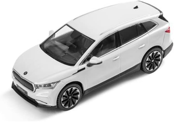Skoda 5LA099300S9R Modellauto ENYAQ iV Miniatur, Massstab 1:43, weiss