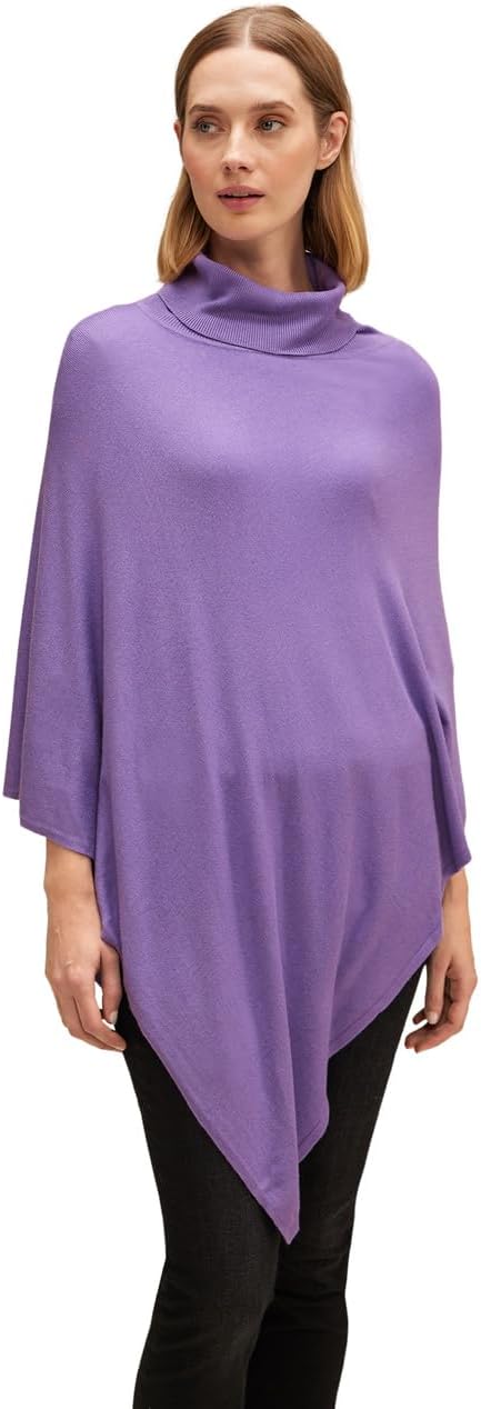 Street ONE Damen Poncho Einheitsgrösse Lupine Lilac, Einheitsgr&#xF6;&#xDF;e Lupine Lilac