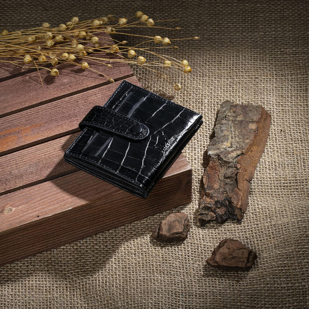 Solo Pelle Slim Wallet aus echtem Leder Platz für über 20 Karten Slimwallet Kartenetui Geldbörse für