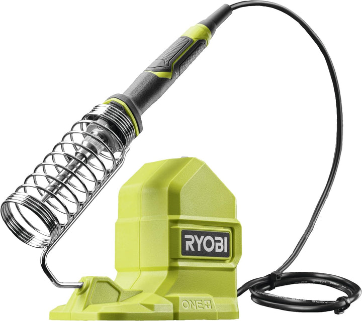 RYOBI 18 V ONE+ Akku-Lötkolben RSI18-0 (Temperaturspanne 200 – 480 °C, in 50 Sekunden auf 480°C, Kab
