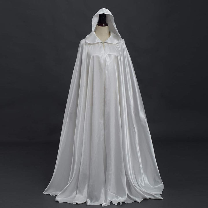 GRACEART Damen Cape Umhang Mit Kapuze Mittelalter Mantel Lang Halloween kostüm Für Hochzeit Braut Ab