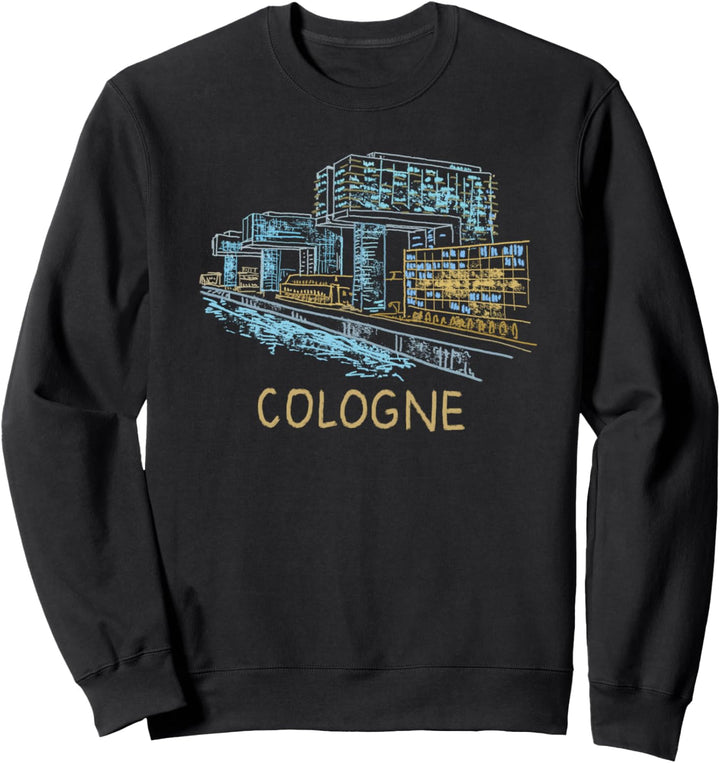 Köln Deutschland Kunstgeschenk Männer Frauen Sweatshirt
