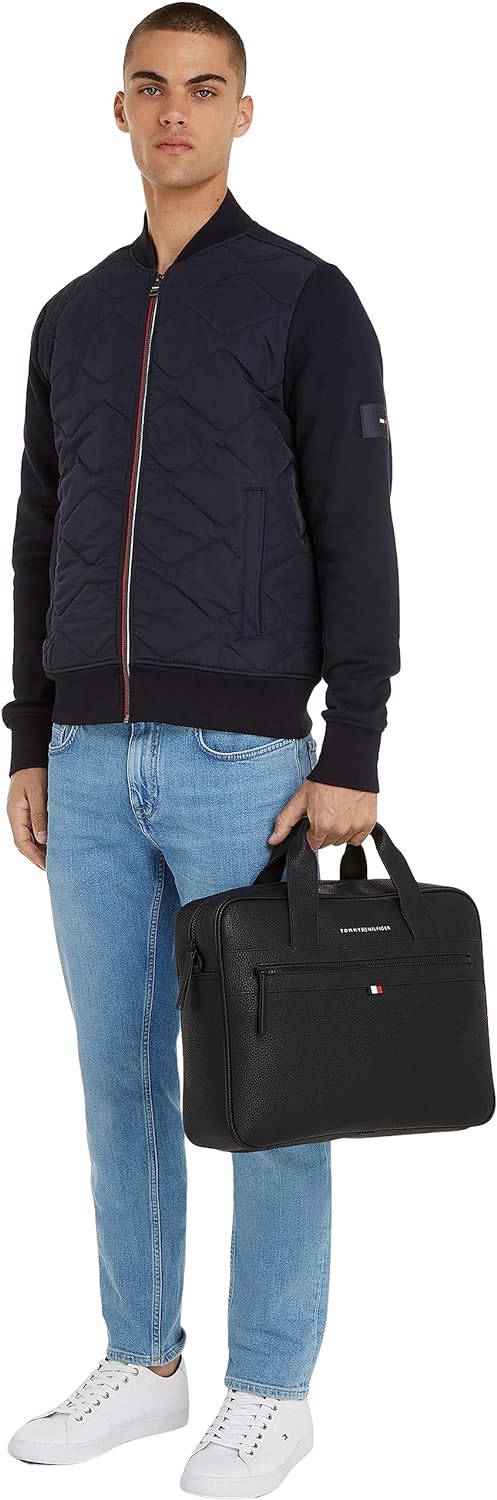 Tommy Hilfiger Herren Essential Schultertasche Taschen Und Geldbörsen Schwarz Einheitsgrösse Schwarz